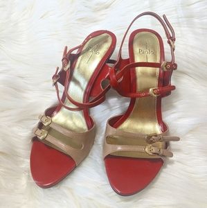 Linea Paolo Strappy Vintage Heels